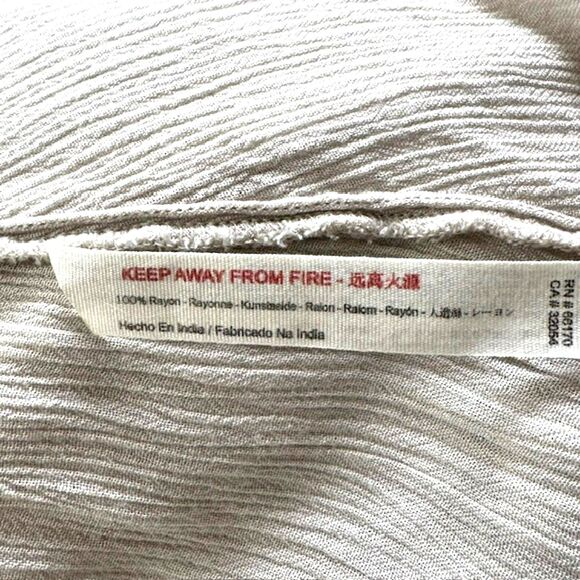 FREE PEOPLE LILLIE ENDLESS SUMMER GAUZY MINI BEACH HALTER DRESS SIZE L FESTIVAL - Picture 10 of 14